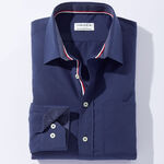 Skjorta från "Milano Italy" i 4 färger DUNKELBLAU