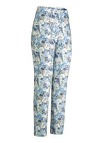 Byxor med en blommig all-over design 