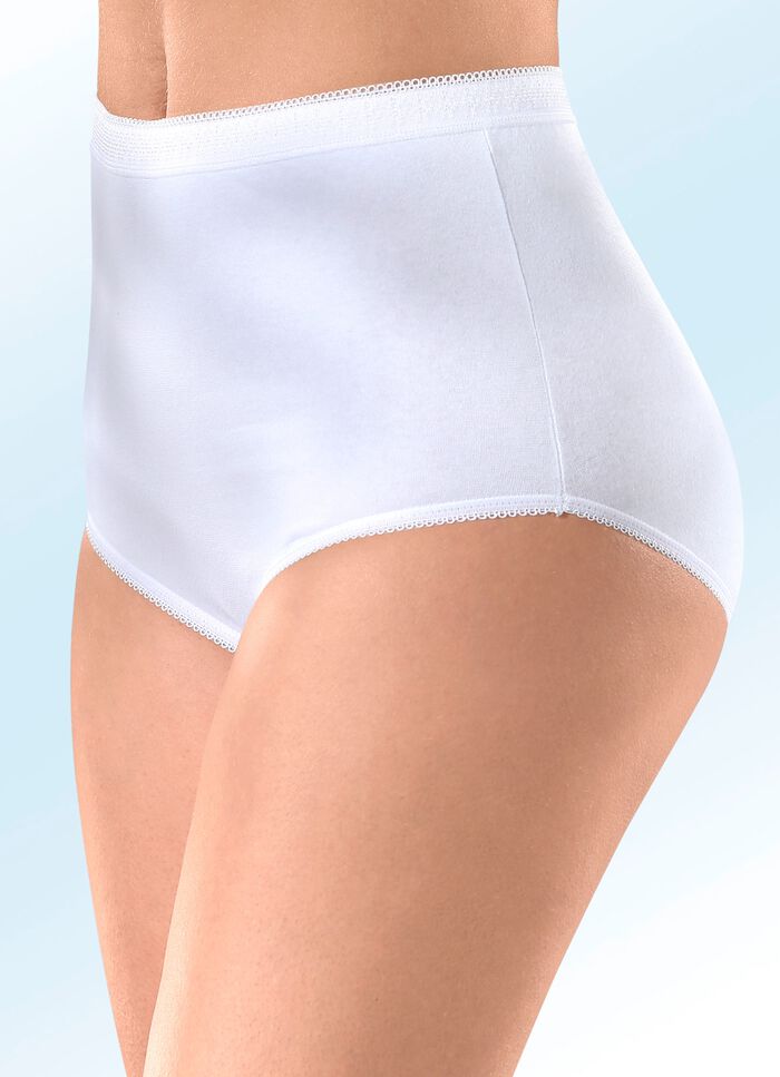 Fem-pack med trosor i ekologisk bomull 