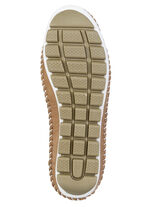 Gemini, sommarsabot för kvinnor, vidd G, med uttagbar fotbädd COGNAC