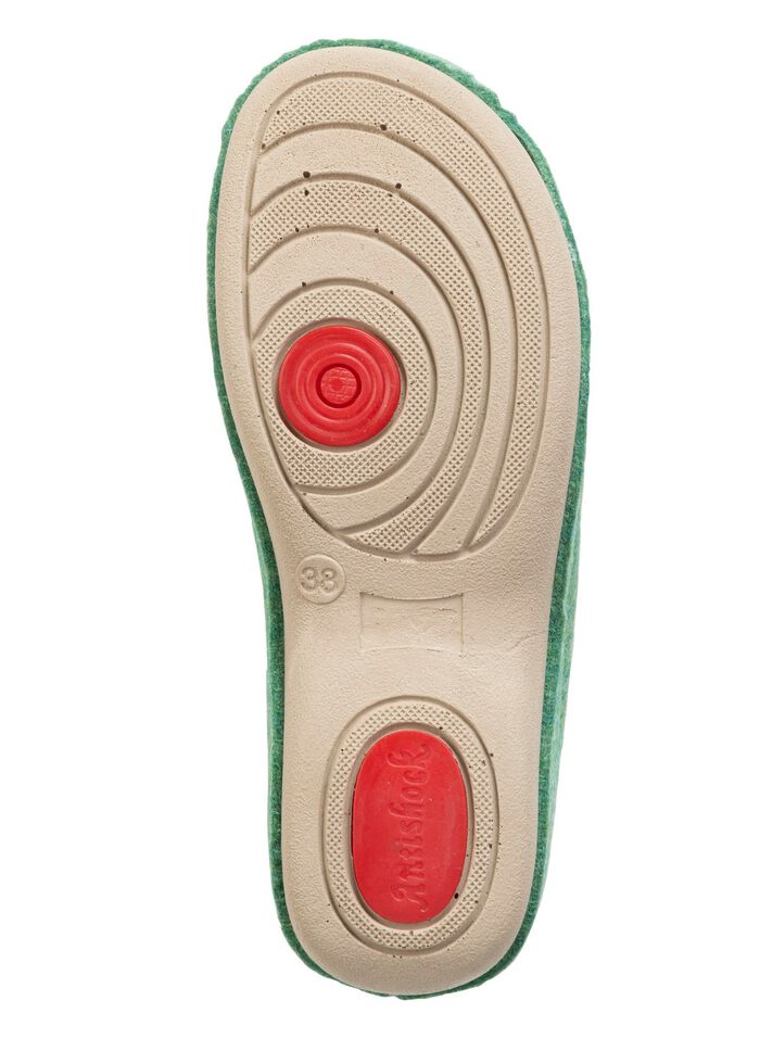 Laurina tofflor med smarta nitar KARIBISKT GR&Ouml;NT