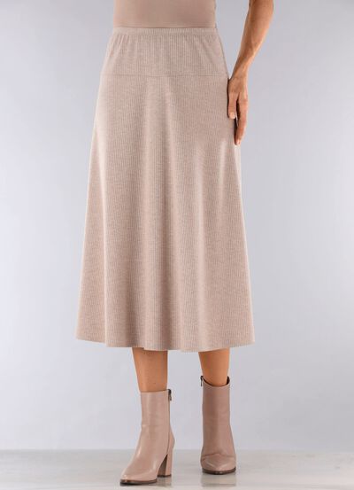 Kjol i bekv&auml;m pull-on-modell 