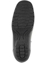 ELENA EDEN, fodrade damst&ouml;vlar, vinterskor, bredd H, med lammskinn SVART-BORDEAUX