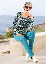 Skjorta med helt&auml;ckande tryck 