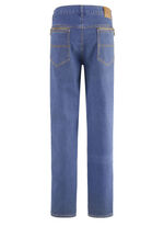 Jeans med resårinfällningar i 3 färger, 