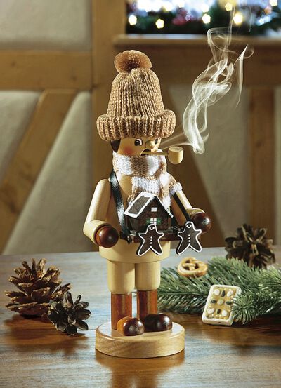 Rökare pepparkakssäljare 