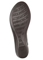 ELENA EDEN-sandal i luftigt, perforerat och skuggat nappal&auml;der av ko JEANS