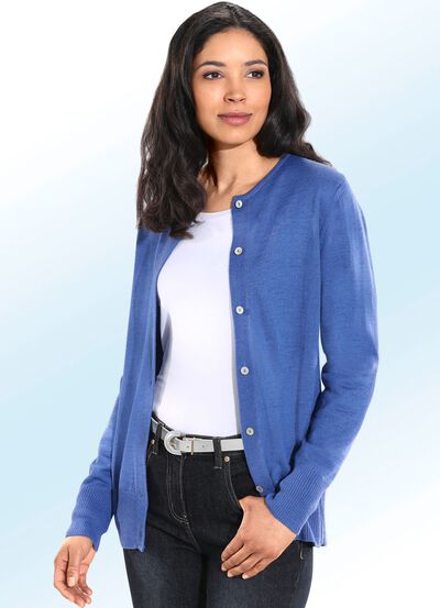 kofta med jungfrulig ull 