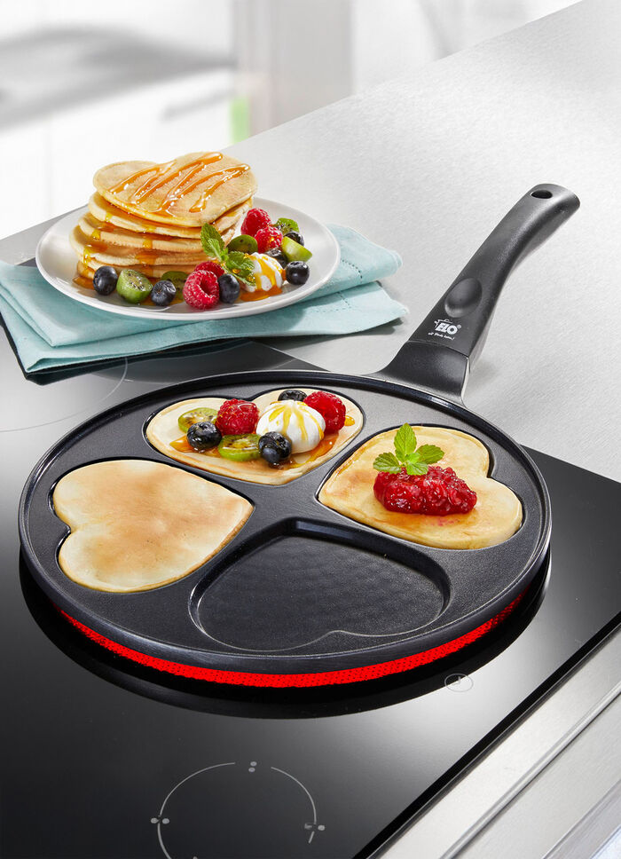 Hjärtformad panna med non-stick beläggning 