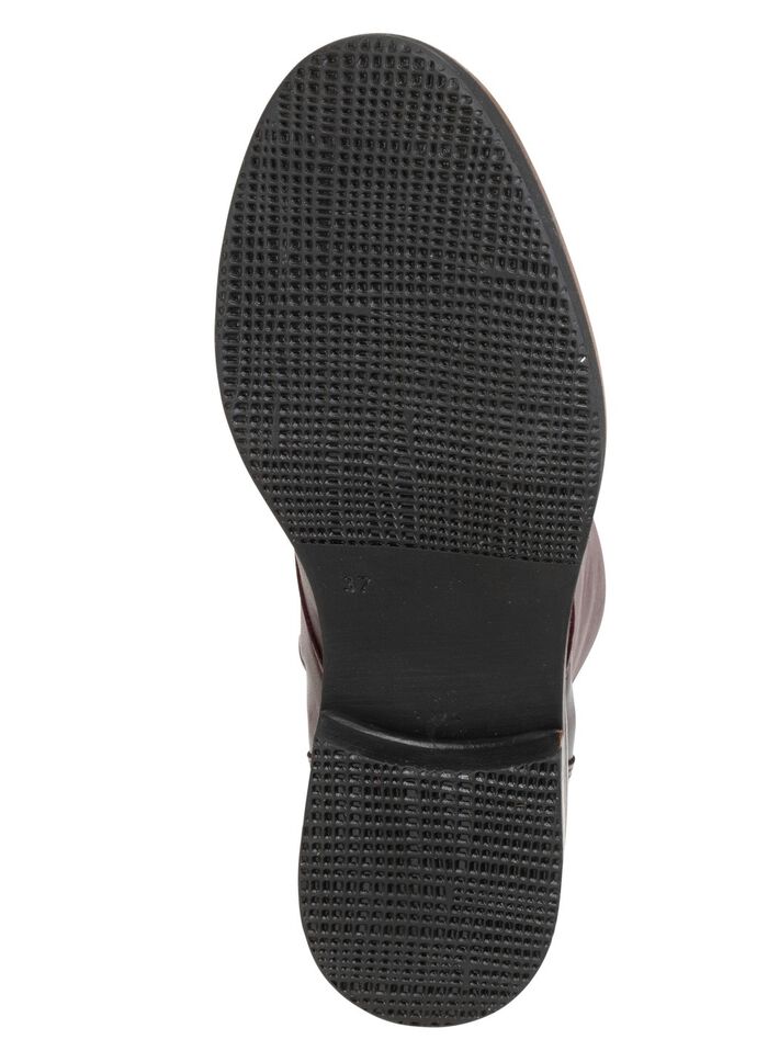 Andrea Conti ankelst&ouml;vlar med sn&ouml;rning av nappl&auml;der av n&ouml;tskinn BOURGOGNE