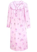 Nattlinne i tv&aring;-pack, l&aring;ng &auml;rm med knappsl&aring; 