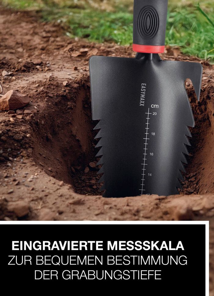 EASYmaxx 4-i-1-handspade i kolst&aring;l 