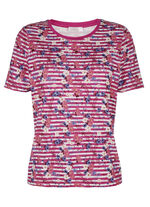 Skjorta i en moderiktig tryckmix 