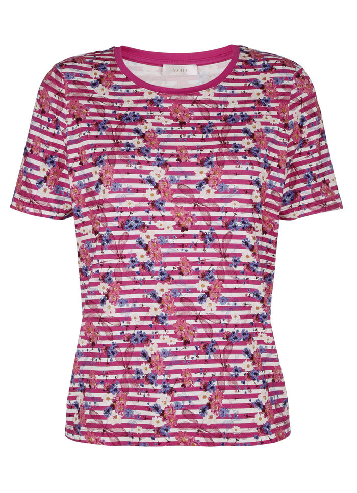 Skjorta i en moderiktig tryckmix 