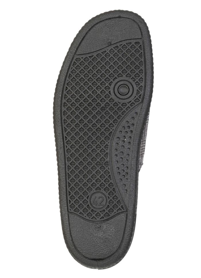 Klassiska herrtofflor med anatomiskt formad fotb&auml;dd 