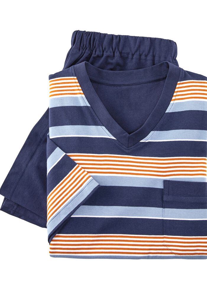 Tv&aring;pack V-ringade shorts 