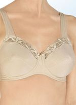 Felina bygel-bh med broderi spets SAND