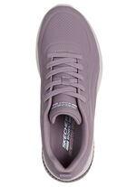 SKECHERS, sportiga damsneakers med snörning FLIEDER