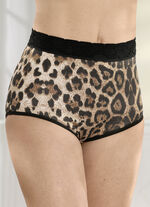 Laurina tre-pack trosor med elastisk spets i midjan 