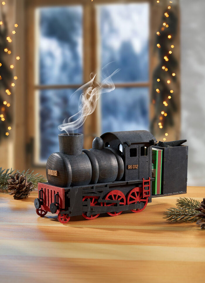 Rökande ånglokomotiv 