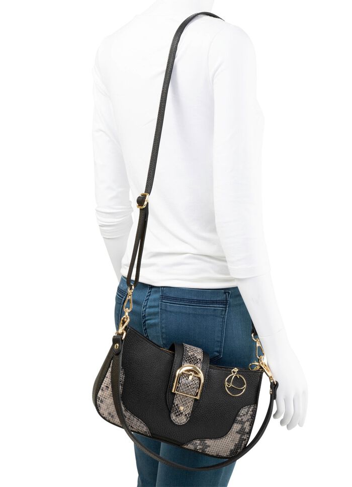 Laurina, v&auml;ska, dam, med avtagbar, justerbar axelrem SVARTGR&Aring;