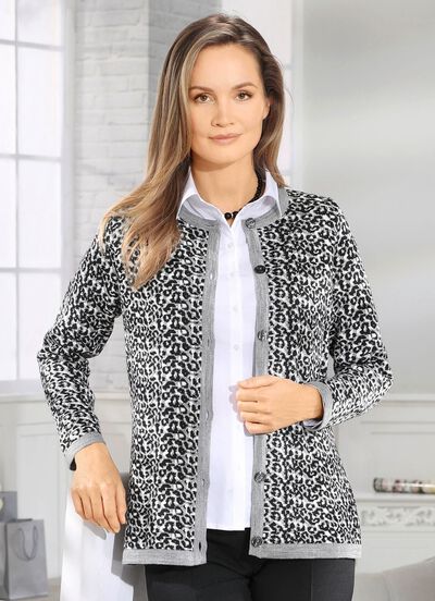 kofta med jungfrulig ull 