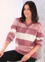 Tröja i mycket fluffigt material ROSENTRÄS ROSÉ