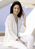 cardigan med genombruten design, 