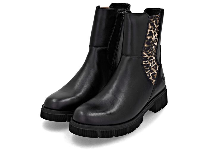 Remonte, moderiktiga damst&ouml;vlar, vinterskor, vidd G, med dragkedja SVARTBRUN