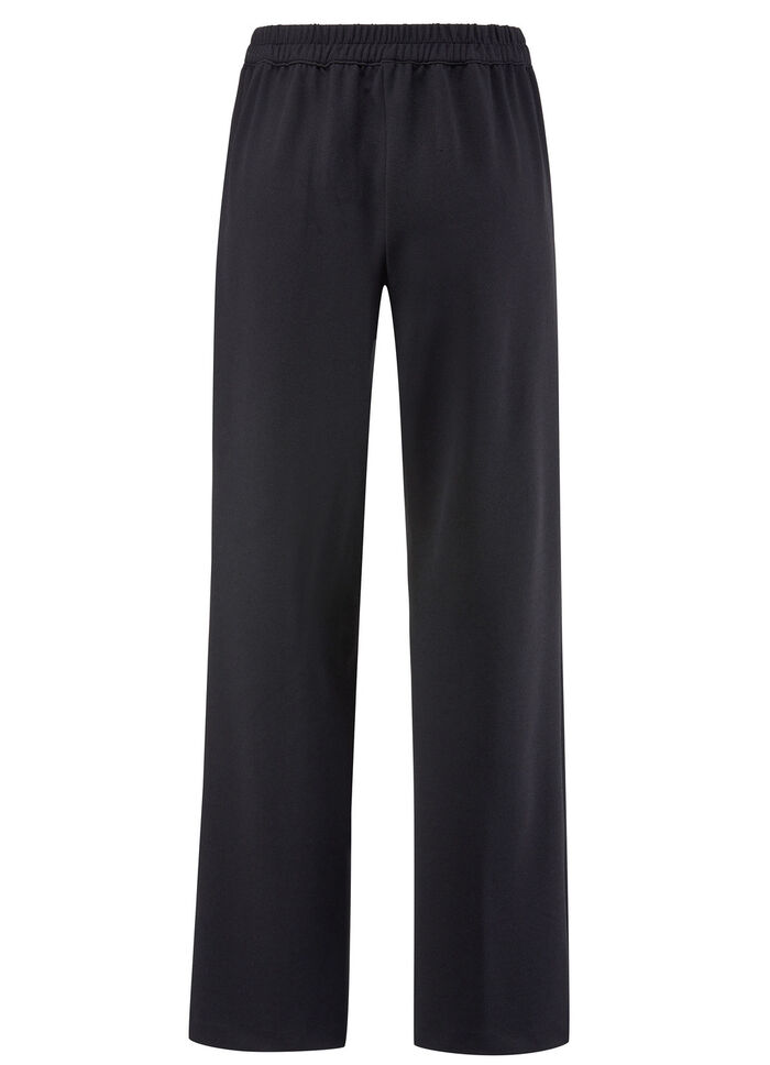 Byxor i trendig vidd SVART