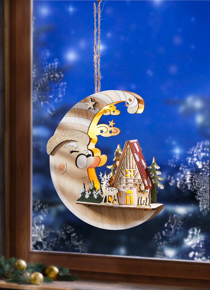 Upplyst f&ouml;nster bild 