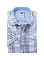 Rutig skjorta med texten "Milano Italy" i fyra f&auml;rger 