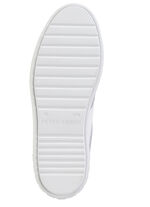 Peter Kaiser sneakers med snörning av nappa och mocka VITLILA