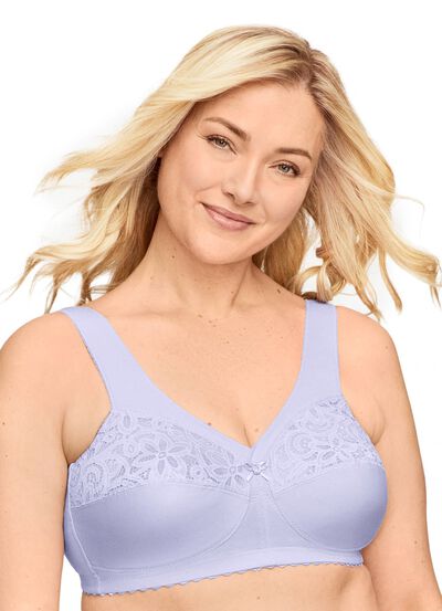 Glamorise st&ouml;d-bh med broderad spets 