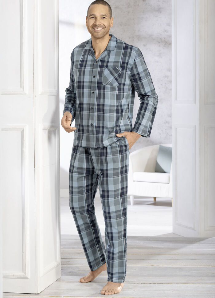 Comte-pyjamas med knäppning i toppen, 