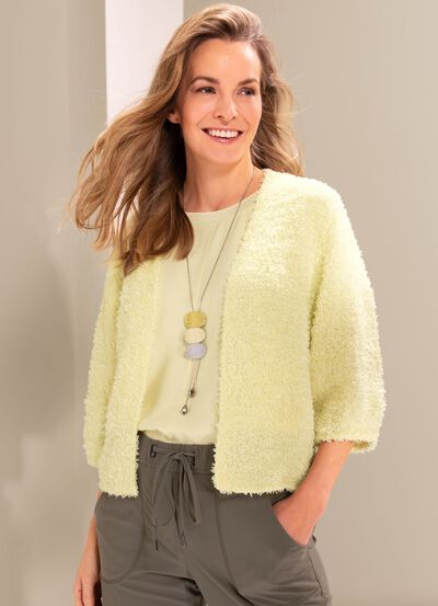 Kofta utan kn&auml;ppning 