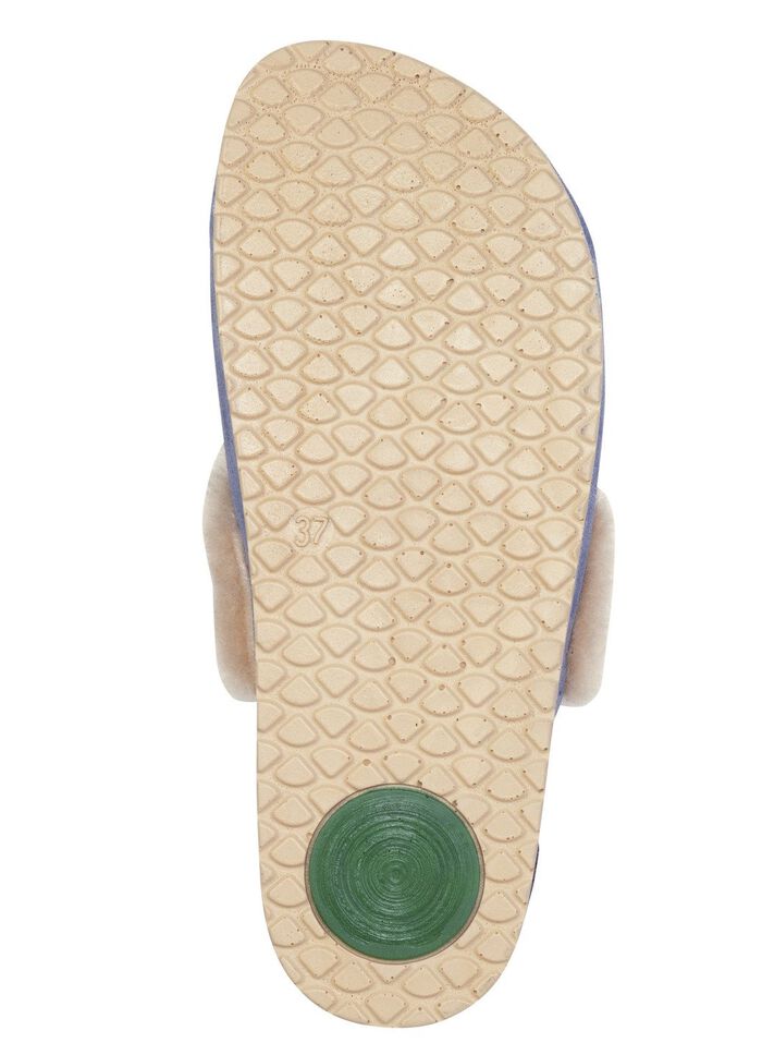 Mubb, varma damtofflor, bredd H, med lammskinn 