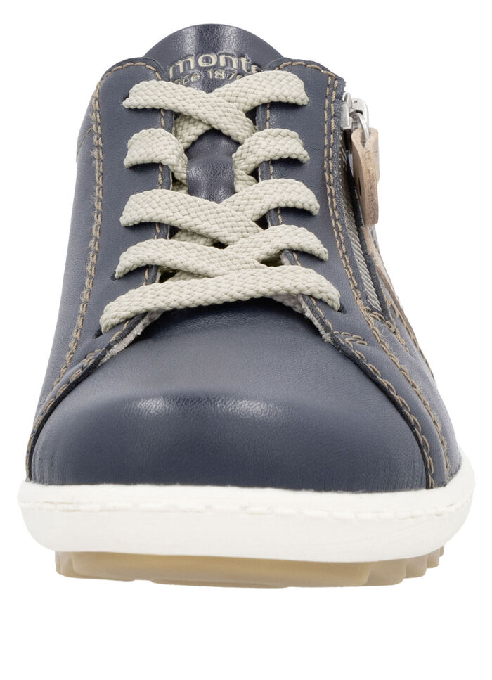 Remonte snörsko gjord av delvis präglad nappaläder MARIN KAMEL