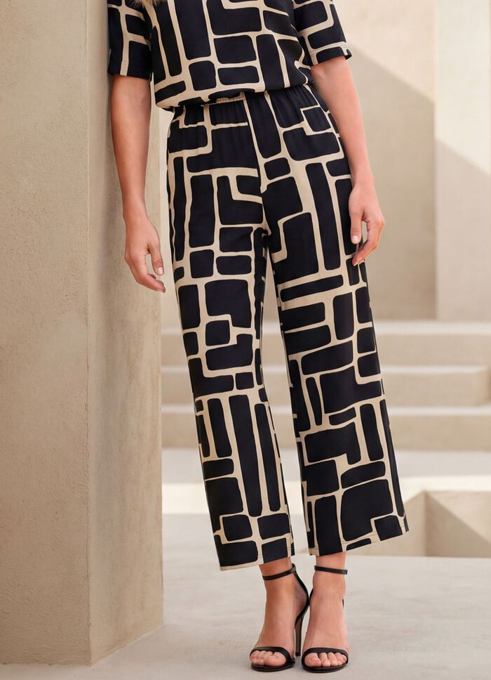 Byxor i trendig 7/8-l&auml;ngd 