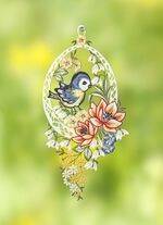 F&ouml;nsterbild gjord av &auml;kta Plauenspets 