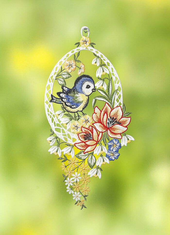 F&ouml;nsterbild gjord av &auml;kta Plauenspets 