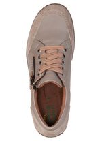 ELENA EDEN, bekv&auml;ma damskor med sn&ouml;rning, vidd G, med uttagbar fotb&auml;dd TAUPE