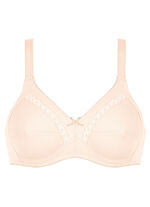 Naturana två-pack bh med dekorativt spetsband i kuporna 1X ZARTAPRICOT, 1X WEISS