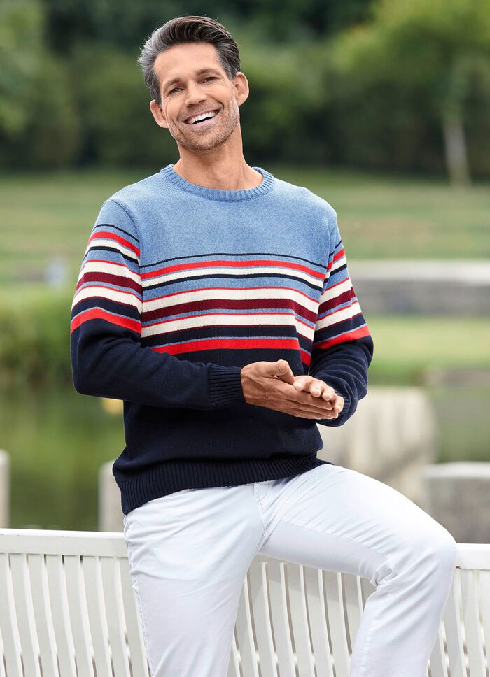 Kombinerbar tr&ouml;ja med rund hals 