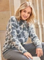 Tröja med fluffig känsla 