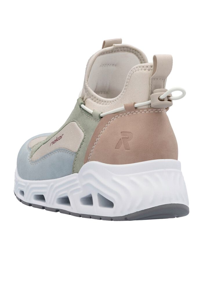 Rieker, snygga damst&ouml;vlar, vidd G, med uttagbar fotb&auml;dd 