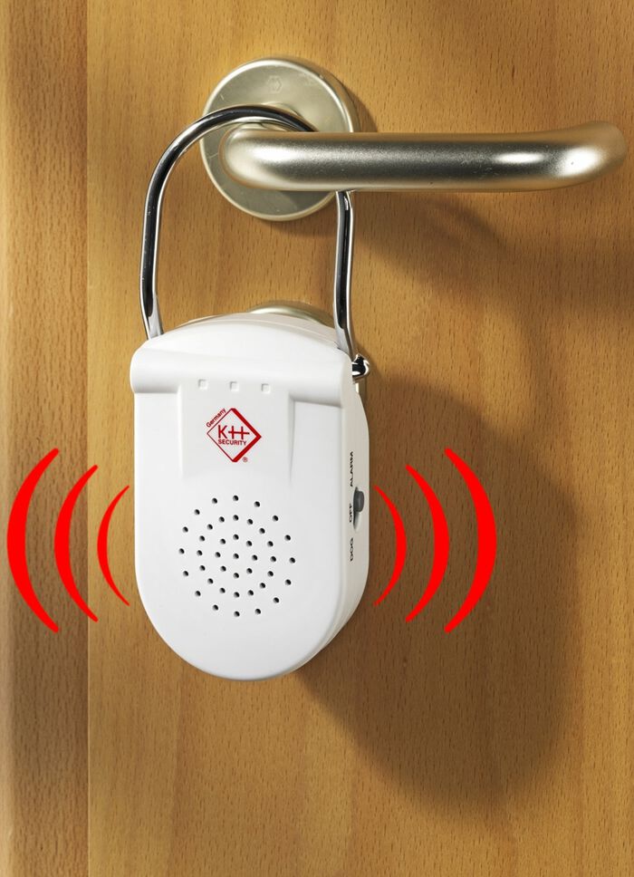 Larm f&ouml;r d&ouml;rrhandtag 