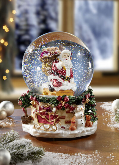 Handgjord speldosa snöglob 