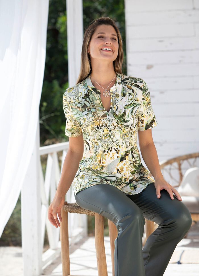 Skjorttunika med elastan 