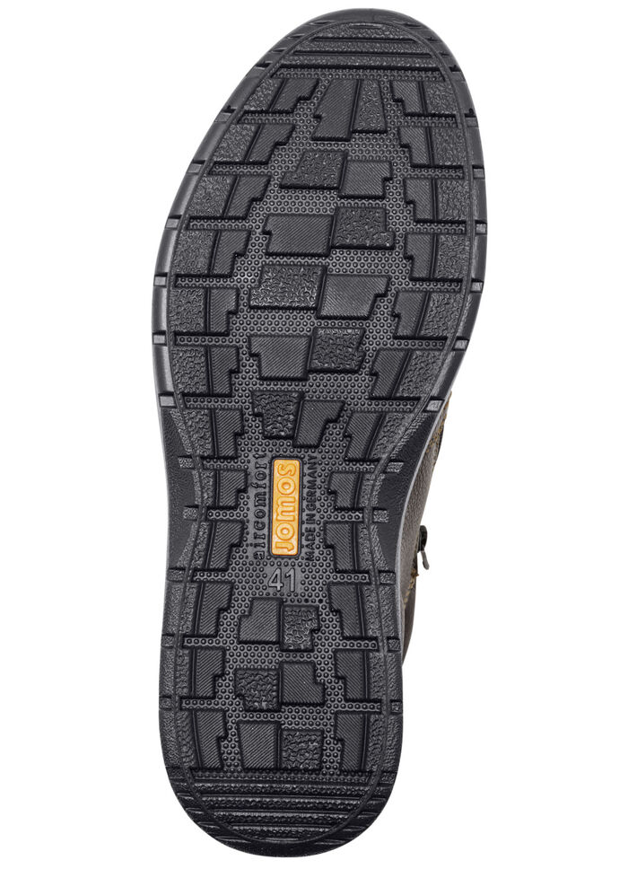 GINO GALANTE, andningsbara herrstövlar, vinterskor, med dragkedja MOCKA